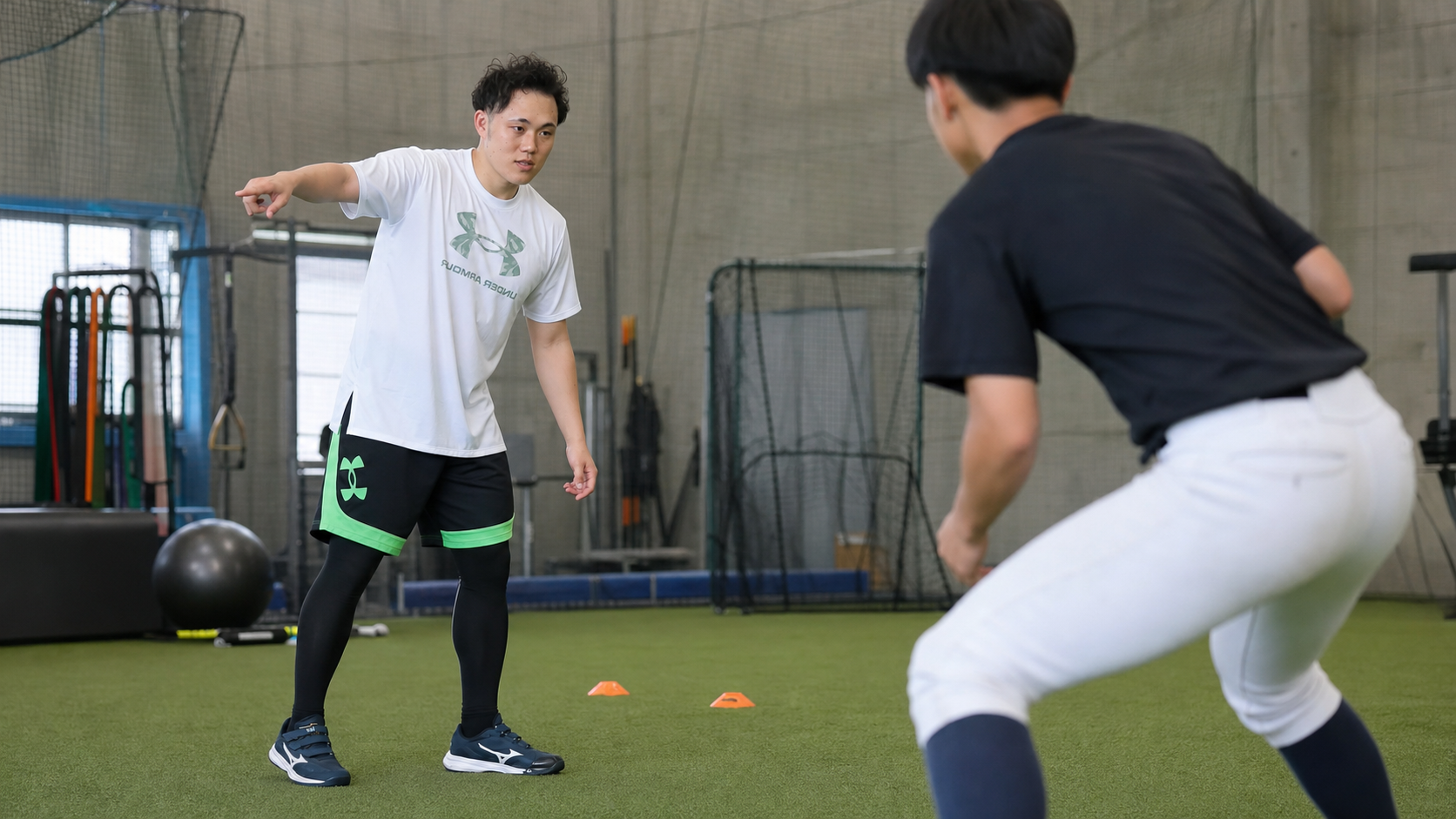 野球選手へトレーニングサポートを行うRAI ISHISAKA